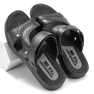 sandal men sandal bonia lelaki Pulangkan sandal dan selipar kasual dua warna PVC