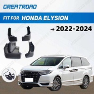 For Honda Elysion 2022-2024 2023 Fender Mudgrd Mud Flaps Grd Splash Flap Mudgrds Car Accessories