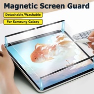 Samsung Galaxy Tab S9/S7/S8/S10/A7Lite/A7/A9 Paperlike Anti-Scratch Screen Protector Reusable Magnet