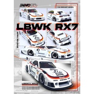Inno64 Mazda RX7 White (FD3S) LBWK Numero Reserve | Diecast 1:64