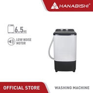 Fast send Hanabishi Single Tub Washing Machine HWMBD165BLK