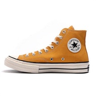 （ของแท้อย่างเป็นทางการ） Converse Chuck Taylor All Star Hi Yellow Mens and Womens Canvas Shoes  รองเท้าวิ่ง รองเท้าลำลอง รองเท้าผ้าใบ รองเท้าสเก็ตบอร์ด 3 year warranty