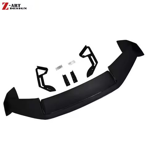Z-ART Dry Carbon STO Fiber Rear Wing For Lamboghini Huracan Prepreg Carbon Fiber Tail Wing For Hurac