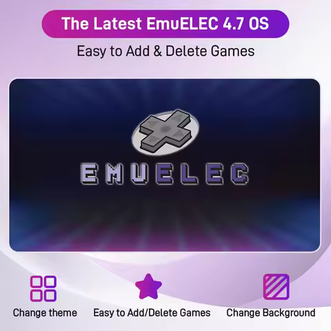 64G R36S Retro Handheld Game Console EmuELEC 4.7 Portable Video Game Player 3.5 Inch IPS Screen 1849