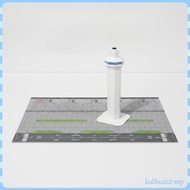 [LzdhuizbcMY] 2 Pieces Airport Detection Dome 1 400 Scale Air Traffic Control Structure Airport Stru