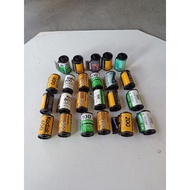 USED CANISTER FILM 35mm KODAK, COLOR 100,200,400,800, CANISTER FOR CRAFTS