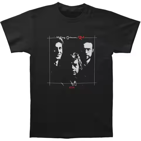 Men's King Crimson Red Speedometer T shirt Large Black