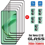 Full Cover New Tempered Glass Screen Protector Anti-Scratch Front Film Soft Fiber Camera film For Huawei Nova 12 11 SE 12S 12i 12 Lite Y72