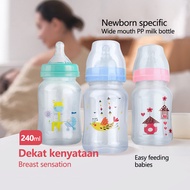 240ml Feeding Bottle Baby Wide Neck Softouch PP Twin Pack Nursing Bottle For Newborn XM—812