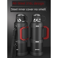 water bottle Thermos Cup Large Large Capacity 5,000 Outdoor 316 Stainless Steel Portable 5 Liters Ca