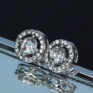 Her Lab Jewelry | Korean new fashion diamond earrings fashionable super flash zircon full diamond ea