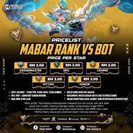 Joki Mobile Legends MLBB Murah Malaysia/MLBB Boosting Rank Service/ML Boost/Push Ranked Booster