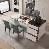 Island Table Dining Table Integrated Retractable Slate Island Table Cream Style Island Table Modern 