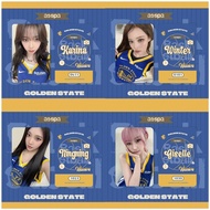 A aespa2025 Jersey 10cm Photocard Ningyizhuo Jin Minting Liu Zhimin Gisell Photocard Homemade #MING9