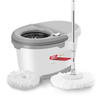 ถังขจัดคราบหมุนอัตโนมัติ Good Wife แบบใหม่ ไม่ต้องใช้มือ ถังขจัดคราบสำหรับใช้ในบ้าน ผ้ากวาดที่ทนทานต