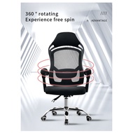 Glee Living High Back Mesh Black Office Chair With Ergonomic Design &amp; Chrome Leg
