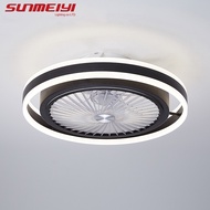 SUNMEIYI Modern 50cm Smart Ceiling Fan With Light Remote Control Fans With Lights Air Cool Bedroom Decor Children's room