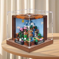 [Model Display Box] Minecraft Creative Workbench Acrylic Display Box Suitable for Lego 21265 Anti-du