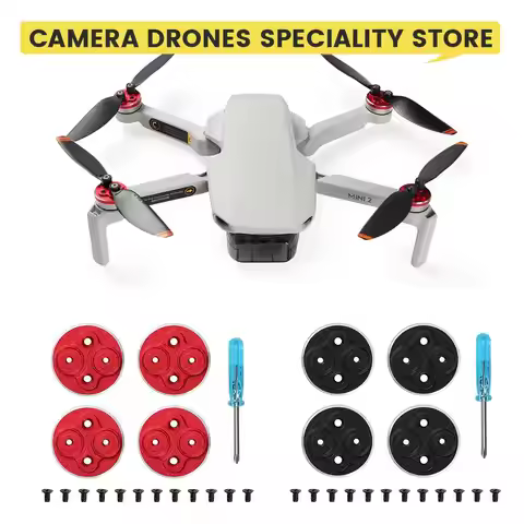Updated for DJI Mini 2Motor Cover Scratch Proof Propellers Aluminum Alloy Protective Cover For DJI M
