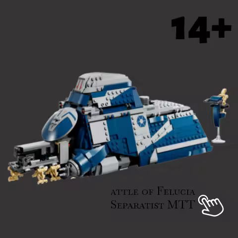 75435 Battle Of Felucia Separatist Mtt Themed Building Blocks 976 Pcs Fun Assembling Excellent Gift 