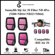 Dji Air 3S Filter ND 4Pcs Set (ND8+ND16+ND32+ND64) - Dji Air 3S Filter ND Contents 4 Pcs