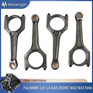 4pcs Engine Partsn Connecting rod For BMW 2.0L L4 GAS DOHC N42 N43 N46 Fit 116i 118i 120i 318i 320i 