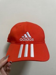 Adidas 橘色 老帽 鴨舌帽