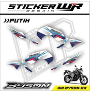 Sticker Striping Byson - Stiker Aksesoris Body Motor Yamaha List Variasi BYSON KARBU Racing Otomotif