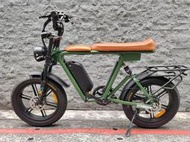新款 復古 電動自行車 五種模式雙電池 30ah 有遙控鎖