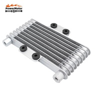 Moto Oil Cooler Motorcycle Radiator Fit Cooling Engine Aluminum 125ml 125CC-250CC Adapter Motocross 