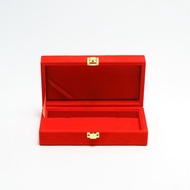 Jewelry Box Gold Bar Storage Box Red Velvet Brocade Cloth Gold Coin Storage Box