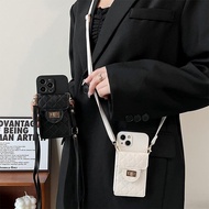 Crossbody Card Slot Bag Holder Case For OPPO Reno 11 10 Pro 8T 8Z 7Z 6Z 5 4 2F F11 F9 F7 F5 Realme Narzo 50i 50A Soft Silicone Cover