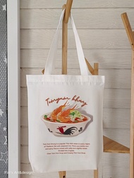 กระเป๋าผ้าลายอาหารไทยๆ..สไตล์ Pali’s Art &amp; Design