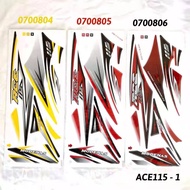 ACE115 ACE 115 MODENAS   STICKER BODY COVER SET "DOTOMOMO"