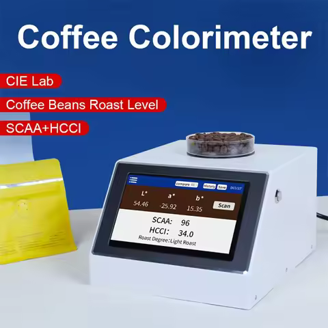 RTS LS177C D/8 Benchtop Colorimeter Cafe HCCI SCAA Agtron Number Coffee Beans Roast Degree Coffee Co