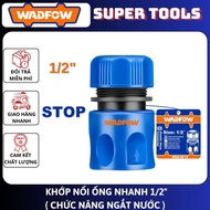 WADFOW Quick pipe coupling 1/2" (water shut-off function) WQC2E12