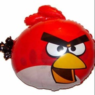Balon Angry Birds Merah Sedang