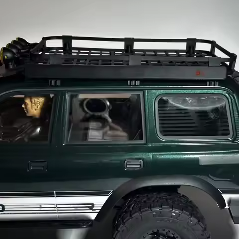 For FMS FCX10 LC80 / LC80 Pro 1/10 Rock Crawler 22cm Scale Side Awning Model, Fixed Display Shade Co