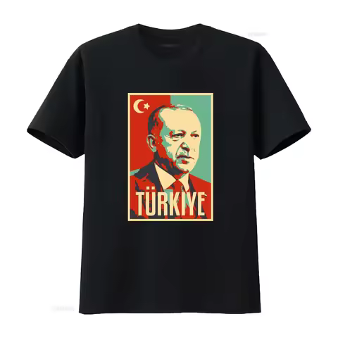 Erdogan Türkiye Turkey Turkish President Homeland Akp T Shirt for Men vintage Washed fashion Stylish