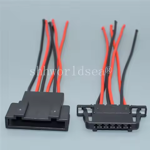 1PCS 6 Pin 1.5mm Auto Pulg For VW Polo Golf Audi Skoda Fabia Electronic Accelerator Pedal Connector 