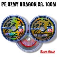 OZMY DRAGON X8 PE STRING.LENGTH 100M. FISHING LINE