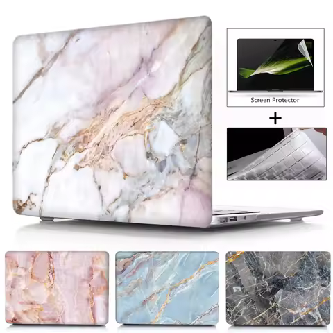 Marble Laptop Case For MacBook Pro 13 Case M1 Macbook Air 13 Case M4 2025 Pro 16 14 Funda Air 11 12 