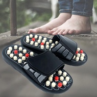 hot/Acupoint Massage Slippers Sandal For Men Feet Chinese Acupressure Therapy Medical Rotating Foot Massager Shoes Unisex 698
