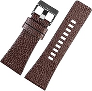 22mm 24mm 26mm 27mm 28mm 30mm 32mm Genuine Leather Strap Compatible With Watches DZ4386 1657 1399 12