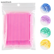quweblack 100pcs/lot Brushes Paint Touch-up Up Paint Micro Brush Tips Auto Mini Head Brush as