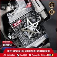 Nsa Cover Radiator Spinner Bintang Carbon Series Vario Pcx Nmax Aerox Adv Lexi Stylo Cover Radiator 