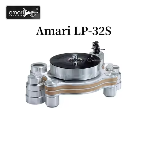 Amari LP-32S Vinyl Record Player, Magnetic Levitation With Tonearm, Cartridge, Stylus, Disc Suppress
