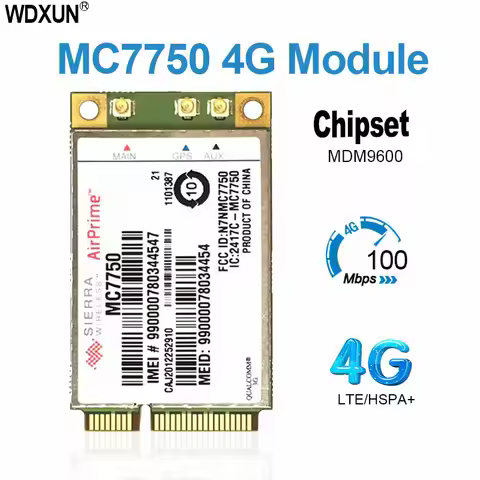 For MC7750 CDMA 3G LTE 4G Module mini pci-e 4G Card For notebook 4G Module PCIe