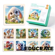 educratePH 8pcs infant jigsaw cognitive puzzle