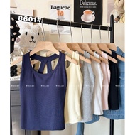 MLK-7601 Basic Cross Backless Tank Top MilkyWanita